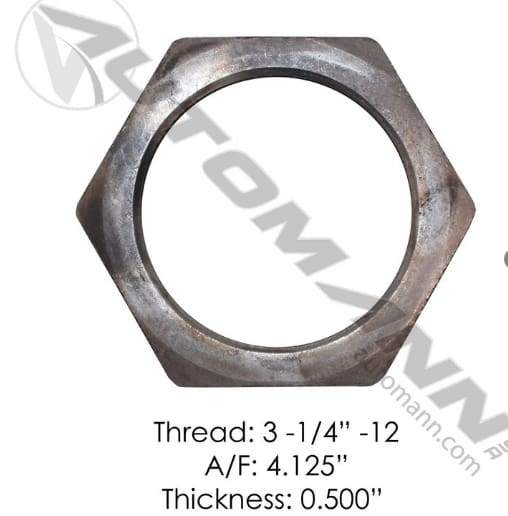 E-2468-Axle Spindle Nut, (product_type), (product_vendor) - Nick's Truck Parts