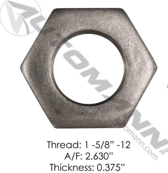 E-3501-Axle Spindle Nut, (product_type), (product_vendor) - Nick's Truck Parts