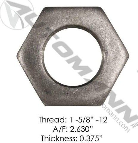 E-3501-Axle Spindle Nut, (product_type), (product_vendor) - Nick's Truck Parts