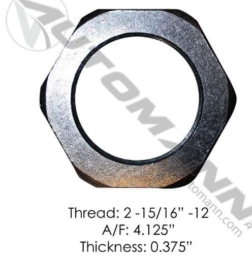 E-3509-Axle Spindle Nut, (product_type), (product_vendor) - Nick's Truck Parts