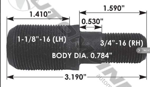 E-3723L-Round Collar Should Stud, (product_type), (product_vendor) - Nick's Truck Parts