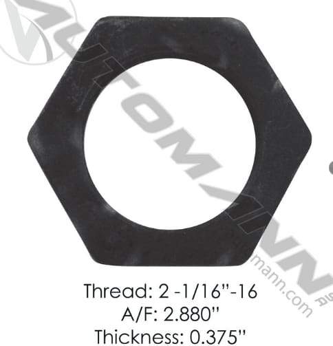 E-4855-Axle Spindle Nut, (product_type), (product_vendor) - Nick's Truck Parts