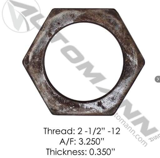 E-4857-Axle Spindle Nut, (product_type), (product_vendor) - Nick's Truck Parts