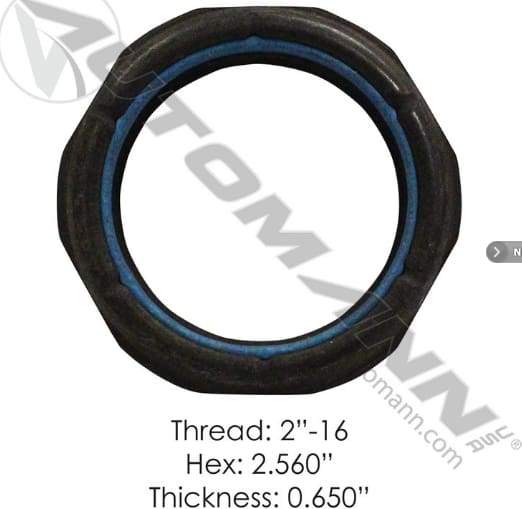 E-4863-Axle Spindle Nut, (product_type), (product_vendor) - Nick's Truck Parts