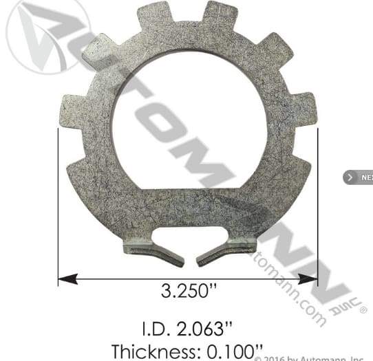 E-4871-Axle Spindle Washer, (product_type), (product_vendor) - Nick's Truck Parts