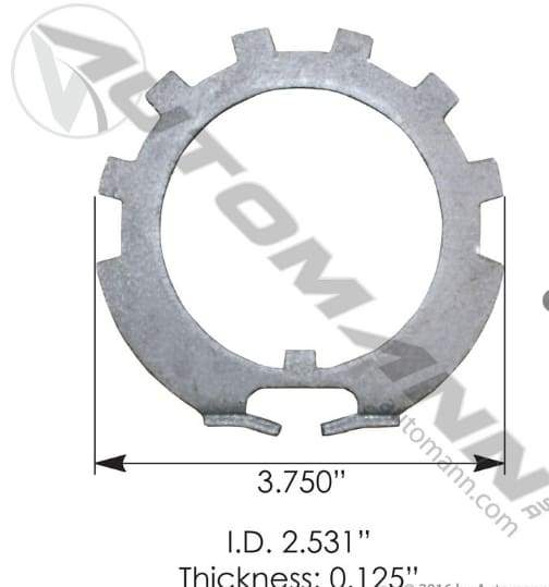 E-4881-Axle Spindle Washer, (product_type), (product_vendor) - Nick's Truck Parts