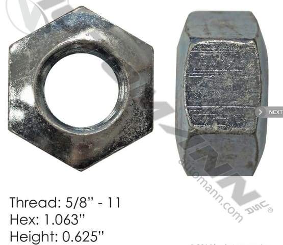 E-4986A-Spoke Wheel Rim Nut, (product_type), (product_vendor) - Nick's Truck Parts