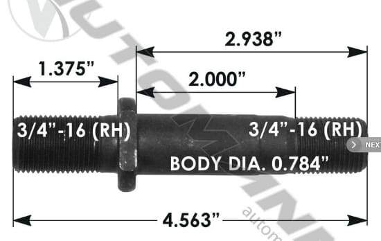 E-5553R-Round Collar Should Stud, (product_type), (product_vendor) - Nick's Truck Parts