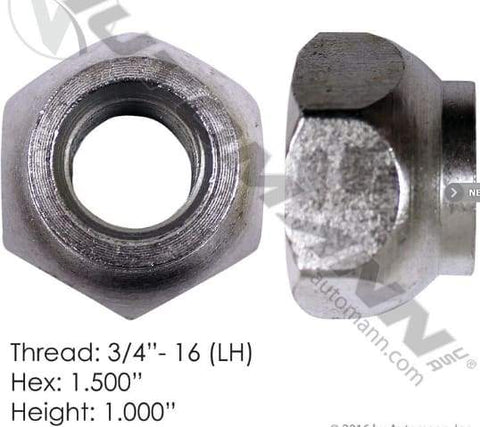 E-5554L-Disc Wheel Nut, (product_type), (product_vendor) - Nick's Truck Parts