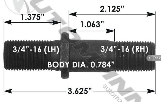 E-5556L-Round Collar Should Stud, (product_type), (product_vendor) - Nick's Truck Parts
