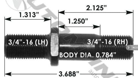 E-5559L-Round Collar Should Stud, (product_type), (product_vendor) - Nick's Truck Parts