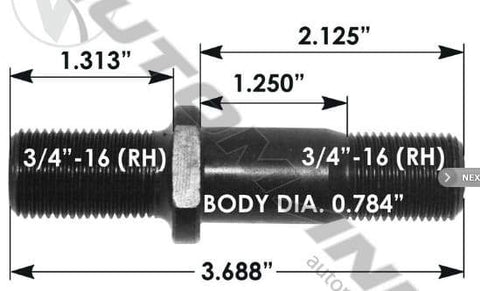 E-5559R-Round Collar Should Stud, (product_type), (product_vendor) - Nick's Truck Parts