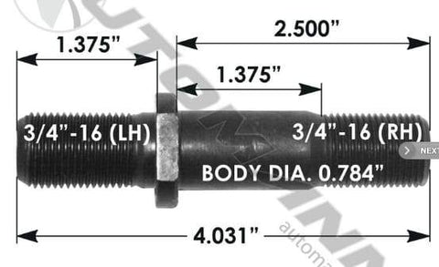 E-5560L-Round Collar Should Stud, (product_type), (product_vendor) - Nick's Truck Parts