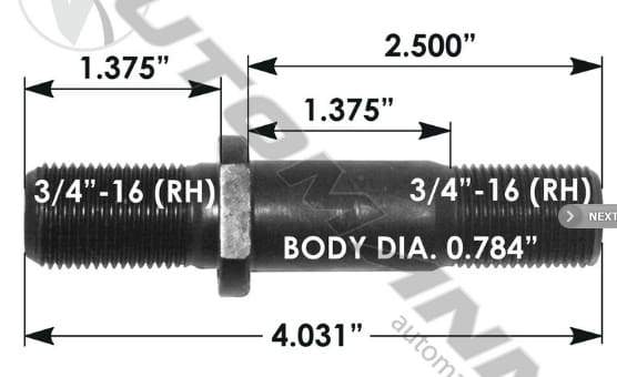 E-5560R-Round Collar Should Stud, (product_type), (product_vendor) - Nick's Truck Parts