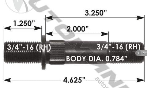 E-5589R-Round Collar Should Stud, (product_type), (product_vendor) - Nick's Truck Parts