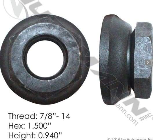 E-5710-Flanged Nut (Two Piece), (product_type), (product_vendor) - Nick's Truck Parts