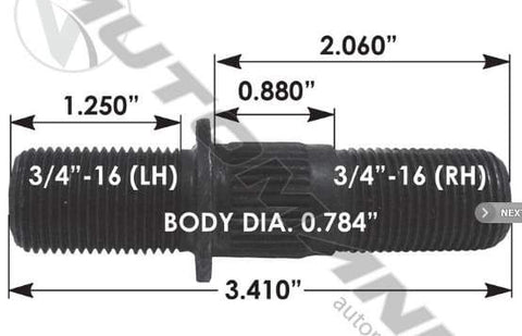 E-5713L-Round Collar Should Stud, (product_type), (product_vendor) - Nick's Truck Parts