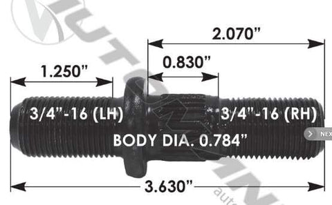 E-5714L-Round Collar Should Stud, (product_type), (product_vendor) - Nick's Truck Parts