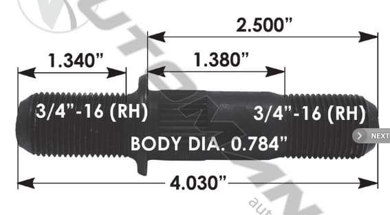 E-5715R-Round Collar Should Stud, (product_type), (product_vendor) - Nick's Truck Parts