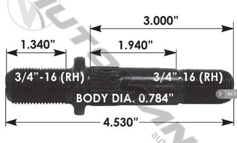 E-5717R-Round Collar Should Stud, (product_type), (product_vendor) - Nick's Truck Parts