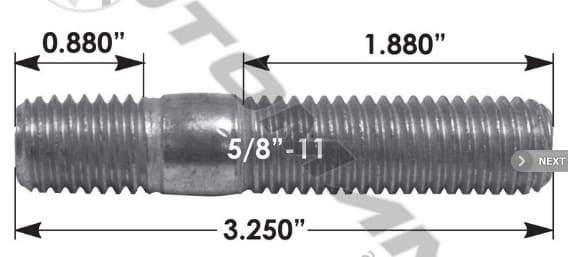 E-5726-Spoke Wheel & Rim Stud, (product_type), (product_vendor) - Nick's Truck Parts