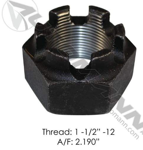 E-576-Axle Spindle Nut, (product_type), (product_vendor) - Nick's Truck Parts