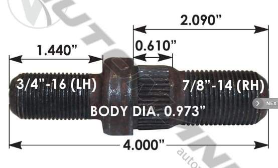 E-5920L-Round Collar Should Stud, (product_type), (product_vendor) - Nick's Truck Parts