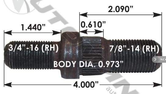 E-5920R-Round Collar Should Stud, (product_type), (product_vendor) - Nick's Truck Parts