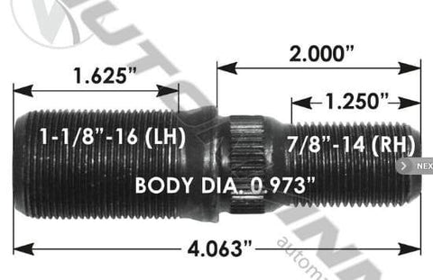 E-5922L-Round Collar Should Stud, (product_type), (product_vendor) - Nick's Truck Parts