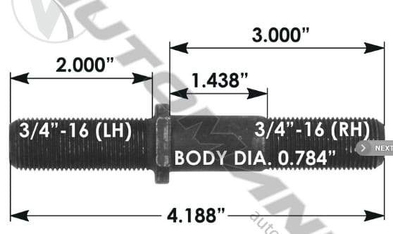 E-5929L-Round Collar Should Stud, (product_type), (product_vendor) - Nick's Truck Parts