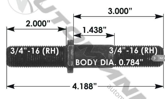 E-5929R-Round Collar Should Stud, (product_type), (product_vendor) - Nick's Truck Parts