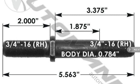 E-5930R-Round Collar Should Stud, (product_type), (product_vendor) - Nick's Truck Parts