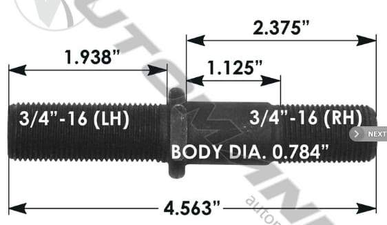 E-5931L-Round Collar Should Stud, (product_type), (product_vendor) - Nick's Truck Parts