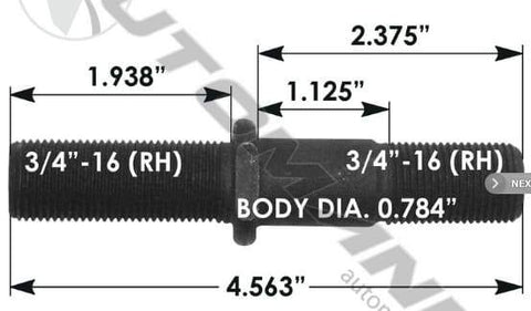 E-5931R-Round Collar Should Stud, (product_type), (product_vendor) - Nick's Truck Parts