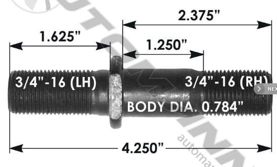 E-5932L-Round Collar Should Stud, (product_type), (product_vendor) - Nick's Truck Parts