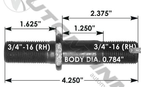 E-5932R-Round Collar Should Stud, (product_type), (product_vendor) - Nick's Truck Parts