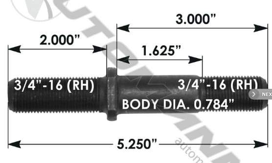 E-5933R-Round Collar Should Stud, (product_type), (product_vendor) - Nick's Truck Parts