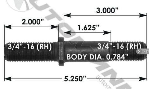 E-5933R-Round Collar Should Stud, (product_type), (product_vendor) - Nick's Truck Parts