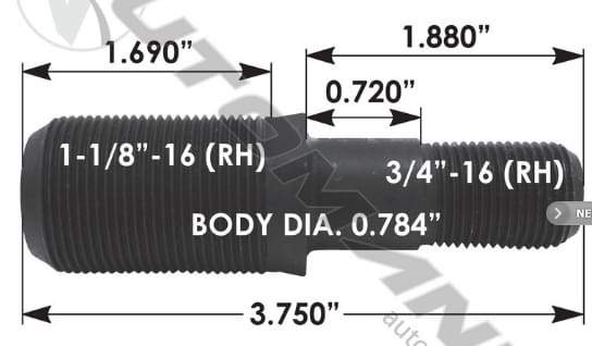 E-5935R-Round Collar Should Stud, (product_type), (product_vendor) - Nick's Truck Parts