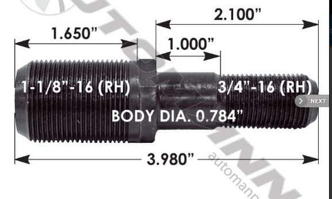 E-5936R-Round Collar Should Stud, (product_type), (product_vendor) - Nick's Truck Parts