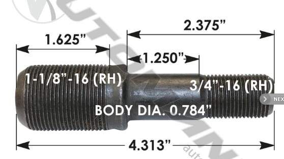 E-5937R-Round Collar Should Stud, (product_type), (product_vendor) - Nick's Truck Parts