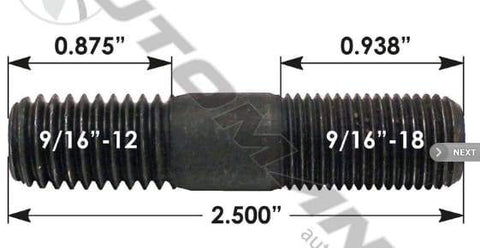 E-5944-Drive Flange Stud, (product_type), (product_vendor) - Nick's Truck Parts