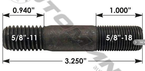 E-5949-Drive Flange Stud, (product_type), (product_vendor) - Nick's Truck Parts