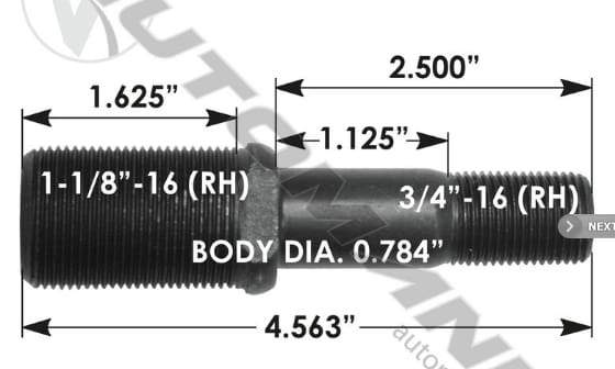 E-5990R-Round Collar Should Stud, (product_type), (product_vendor) - Nick's Truck Parts