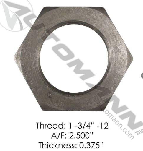 E-618-Axle Spindle Nut, (product_type), (product_vendor) - Nick's Truck Parts