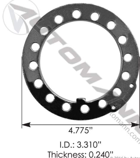 E-7660-Axle Spindle Washer, (product_type), (product_vendor) - Nick's Truck Parts