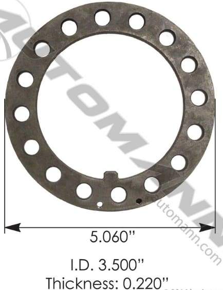 E-7665-Axle Spindle Washer, (product_type), (product_vendor) - Nick's Truck Parts