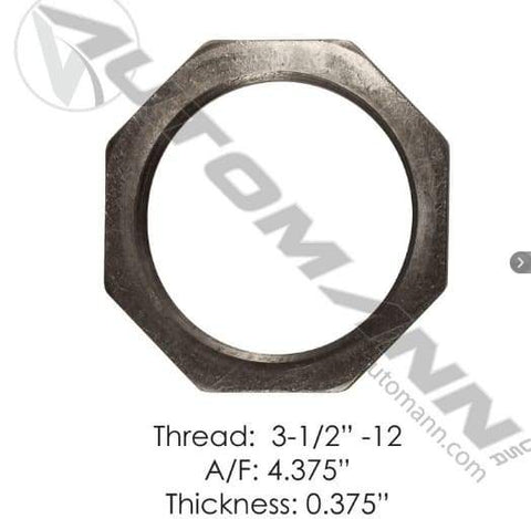 E-7666-Axle Spindle Nut, (product_type), (product_vendor) - Nick's Truck Parts