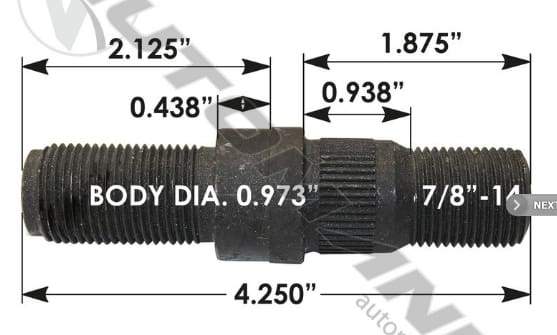 E-9006-Round Collar Should Stud, (product_type), (product_vendor) - Nick's Truck Parts