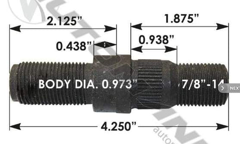 E-9006-Round Collar Should Stud, (product_type), (product_vendor) - Nick's Truck Parts